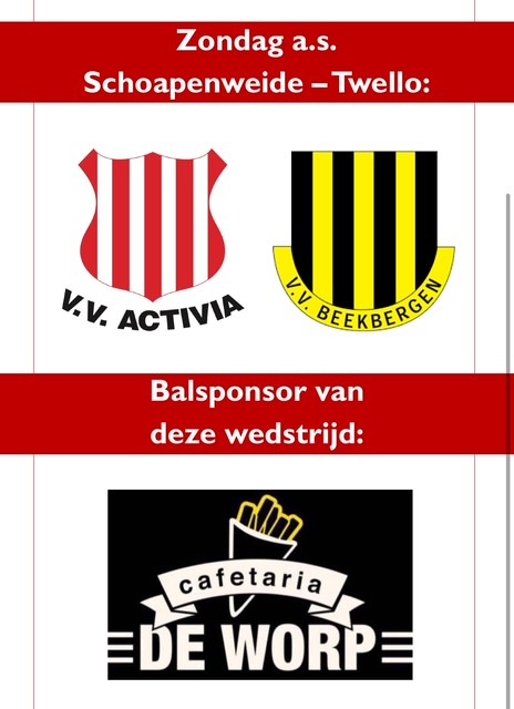 Activia Nieuws – Komend Weekend op De Schoapenweide!