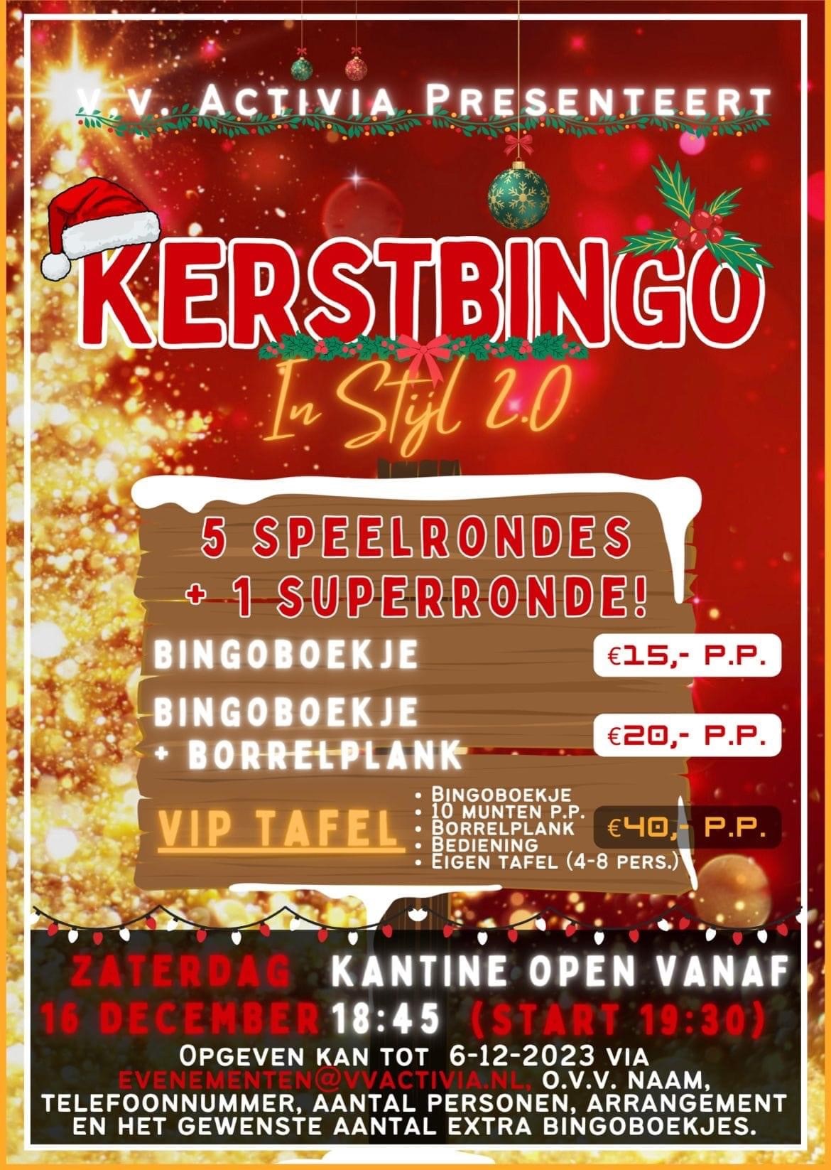 Kerstbingo in stijl 2.0