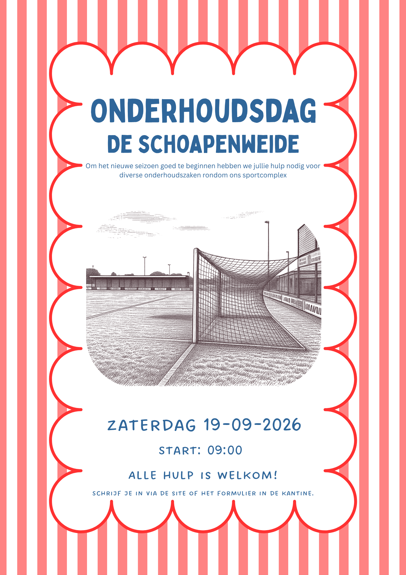Samen maken we De Schoapenweide klaar voor een prachtig seizoen!