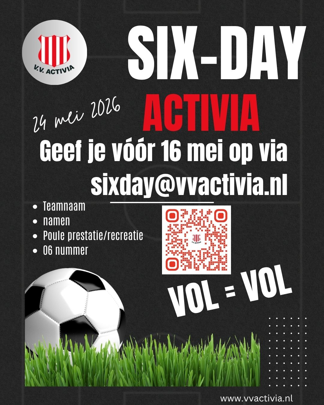 Laatste kans: meld je team aan voor de Sixday op 24 mei!