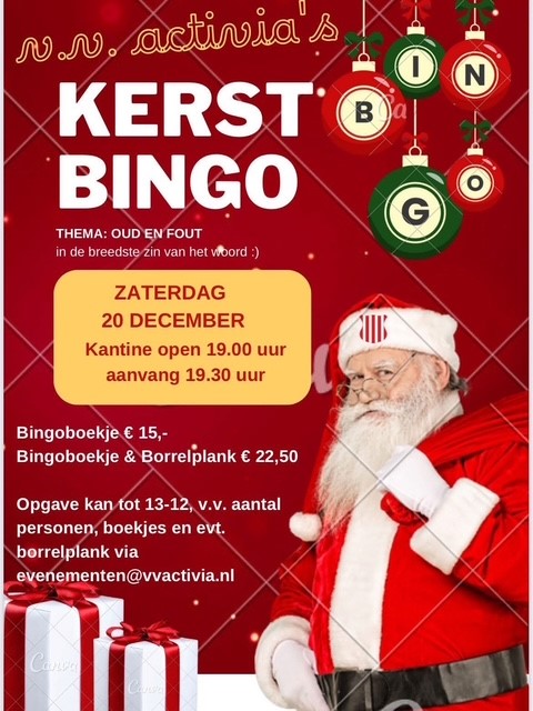 HoooooHoooooHooooo! Kerstbingoooo!
